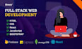 design, develop, deploy react js website as full mern stack developer