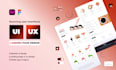 do website ui design, landing page ui ux design, mobile app in figma