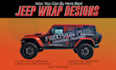 design professional vehicle wrap, vehicle wrap custom 4x4 jeep wrap and bus wrap