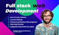 full stack web developer using PHP, laravel, HTML, CSS, js