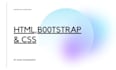 professional front developer using HTML CSS bootstrap