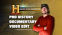 edit history channel style documentary videos