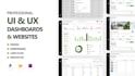 design saas, CRM and admin dashboard UI UX design in figma