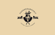 speakeasy deli mafia theme logo design
