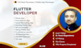 develop or fix flutter mobile apps for android and ios