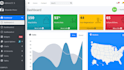 develop a responsive adminlte based dashboard using PHP laravel and mysql