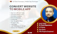 convert your website into a responsive android mobile app