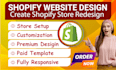 design or redesign shopify store or shopify website