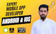 create front end of the mobile application, UI for android and ios