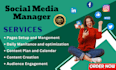 be your social media manager and content creator