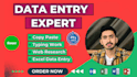 do fastest data entry and data entry copy paste work
