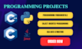 complete your java c cpp python and c sharp project