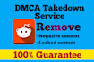 remove leaked, illegal, pirated, defaming content from reddit under dmca