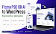 convert figma PSD xd ai designs to wordpress elementor website