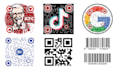 design a professional custom qr code with your logo, website, or any link