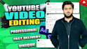 do youtube video editing as a professional video editor