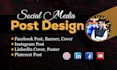social media post design and blog posts design