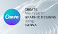design anything in canva flyer, poster, magazine, catalog