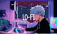 create lofi loop music animation for you
