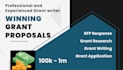 do grant proposal writing grant application, response to rfp