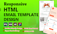 design responsive HTML email template
