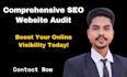 do comprehensive SEO website audit