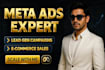 be your facebook ads coach and train as mentor to help as business consultant