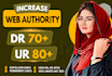 increase domain rating dr ahrefs and ahrefs ur rating