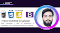 be your front end developer using HTML,CSS,js,bootstrap