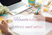 handwrite notes and letters