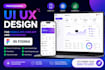 design UI UX for mobile app, web app and dashboard in figma