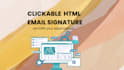 create a clickable HTML email signature