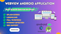 convert any website to android app webview