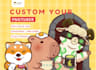 create cute oc png tuber for streamer