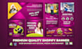 create web banner, google ads, header slider, or social media
