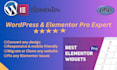 create a full website using elementor pro page builder