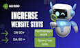 increase domain rating on ahrefs to dr60