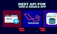 develop rest API with laravel and fixes bugs