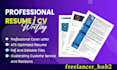 provide professional resume CV and cover letter  writing services