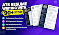 provide professional ats resume with 90 plus score