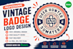 design a professional  circular round, badge, stamp, sticker, label logo