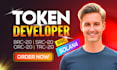 create erc2, spl token, token 2022, tax token and build dapp on evm, solana