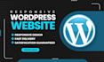 make responsive website with free com domain for year