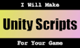 make a set of unity scripts