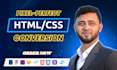 convert figma to html, psd to html, xd to HTML responsive bootstrap tailwind css
