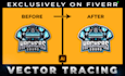 do professional vector tracing, convert logo to vector in high quality