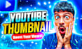 design amazing viral youtube thumbnail