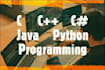 do data visualization, analysis in r studio, excel, spss,sas, python programming