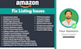 fix your amazon product listing issues and variation listing