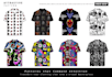 create eyecatching seamless patterns for your merchandise and clothing line